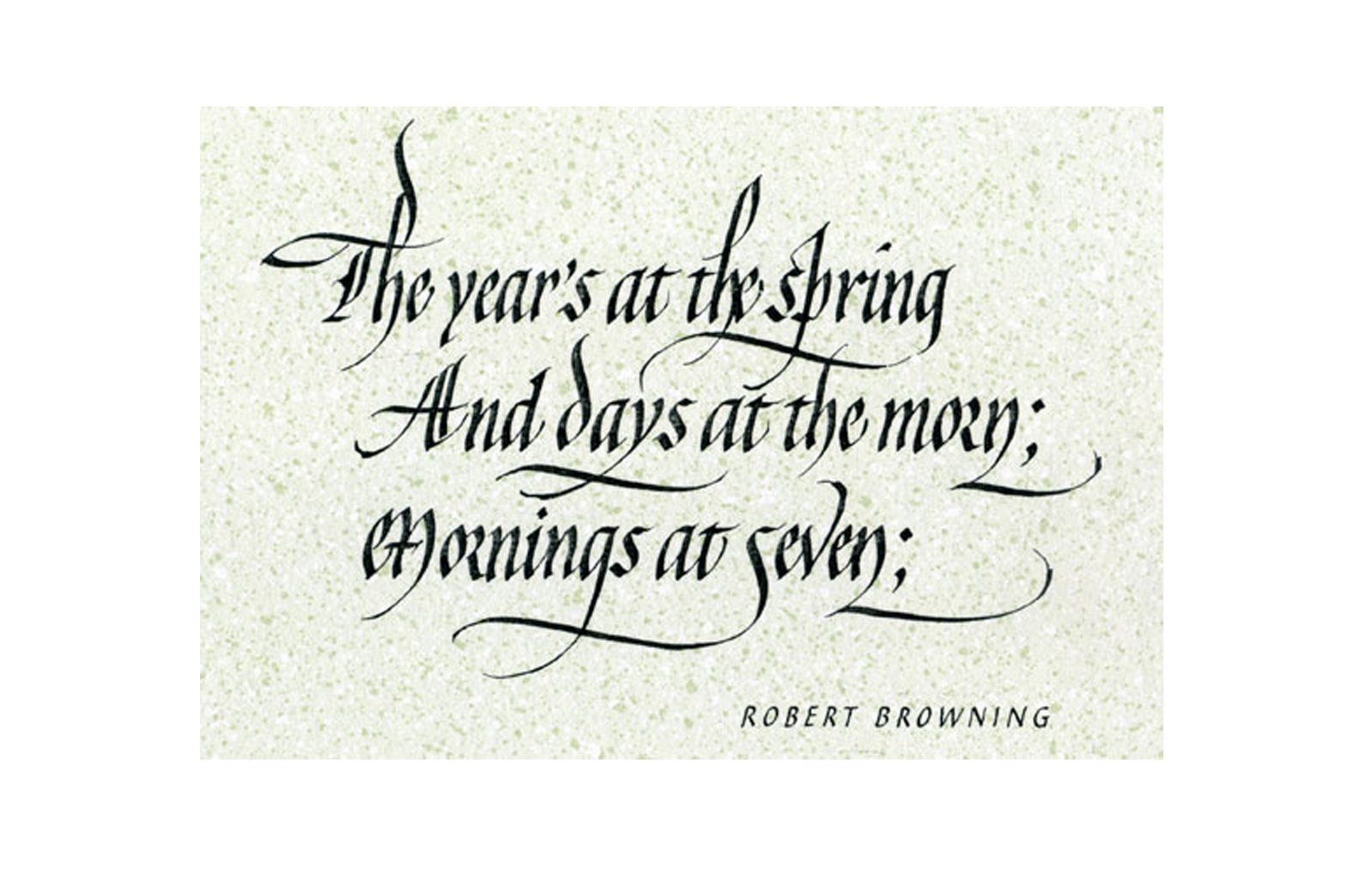 Robert Browning’s word